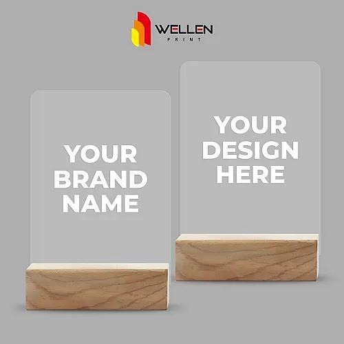 Acrylic Table Number Custom